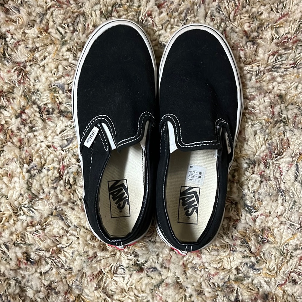 Black vans. Kids